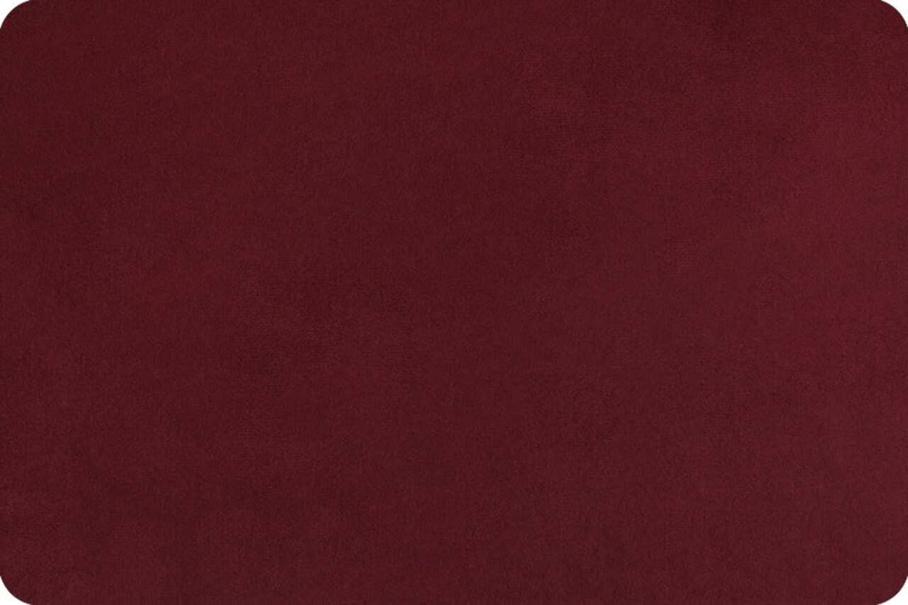 Fabric Shannon Merlot 90" Extra Wide Solid Cuddle 3 by the Quarter Yard C390-MERLOT
